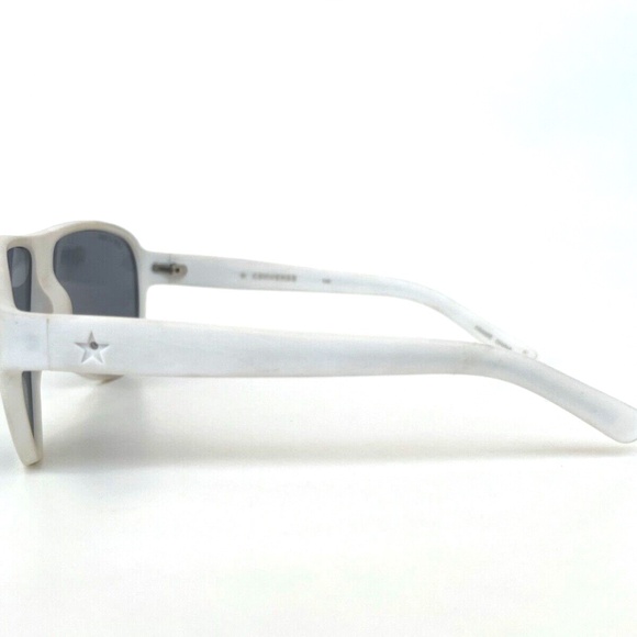 New CONVERSE Sunglasses Matte White Aviator Shades The Tall Tale Teller Unisex